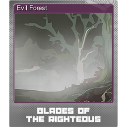 Evil Forest (Foil Trading Card)