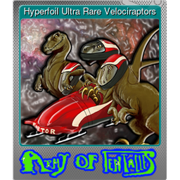 Hyperfoil Ultra Rare Velociraptors (Foil)