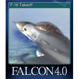F-16 Takeoff (Trading Card)
