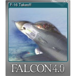 F-16 Takeoff (Foil Trading Card)