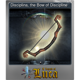Disciplina, the Bow of Discipline (Foil)