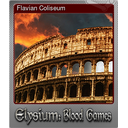 Flavian Coliseum (Foil Trading Card)