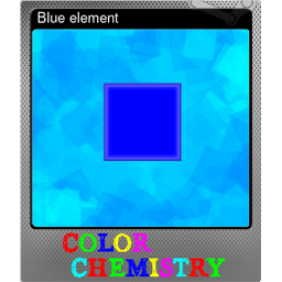 Blue element (Foil)