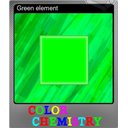 Green element (Foil)