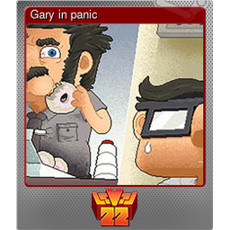 Gary in panic (Foil Trading Card)