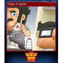 Gary in panic (Trading Card)