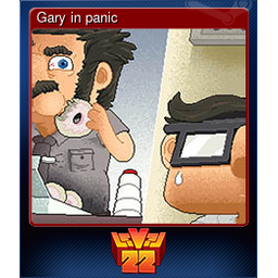 Gary in panic (Trading Card)