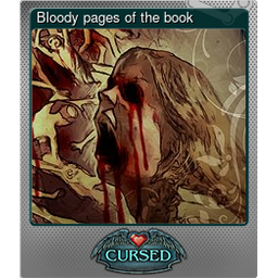 Bloody pages of the book (Foil)