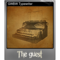 GWBW Typewriter (Foil)