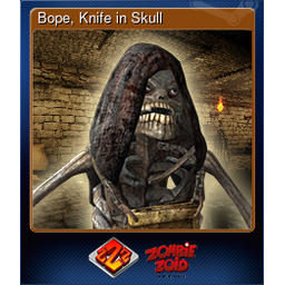 Bope, Knife in Skull (Trading Card)