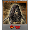 Bope, Knife in Skull (Foil Trading Card)