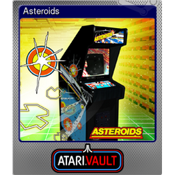Asteroids (Foil Trading Card)