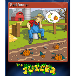 Sad farmer