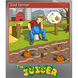 Sad farmer (Foil)