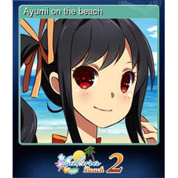 Ayumi on the beach