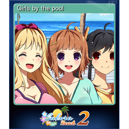 Girls by the pool