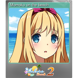 Momoko on the beach (Foil)