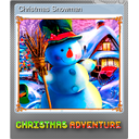 Christmas Snowman (Foil)