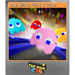 Inky, Blinky, Pinky & Clyde (Foil)