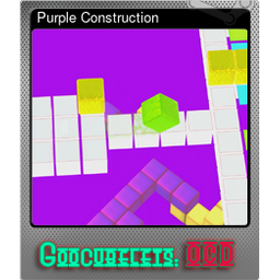 Purple Construction (Foil)