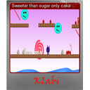 Sweeter than sugar only cake (Foil)