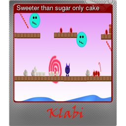 Sweeter than sugar only cake (Foil)