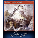 Arrival on the island (Trading Card)