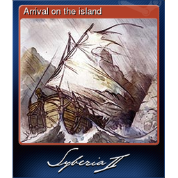 Arrival on the island (Trading Card)