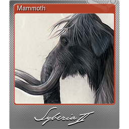Mammoth (Foil Trading Card)
