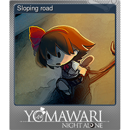 Sloping road (Foil Trading Card)