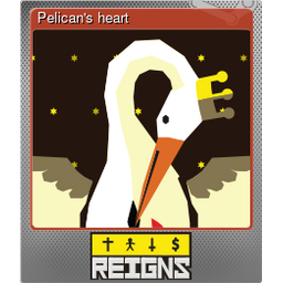 Pelicans heart (Foil)