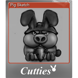 Pig Sketch (Foil)