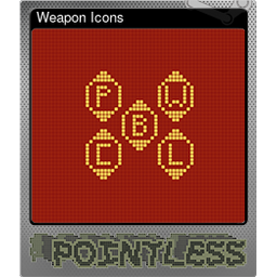 Weapon Icons (Foil Trading Card)