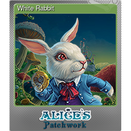 White Rabbit (Foil Trading Card)