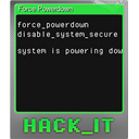 Force Powerdown (Foil)
