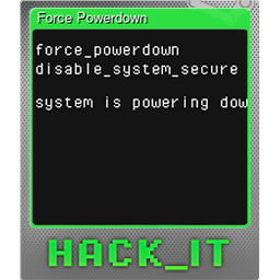Force Powerdown (Foil)