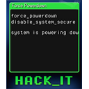 Force Powerdown