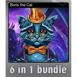Boris the Cat (Foil Trading Card)