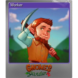 Worker (Foil Trading Card)