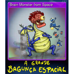 Brain Monster from Space (Trading Card)