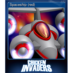 Spaceship (red) (Trading Card)