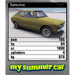 Satsuma (Foil Trading Card)