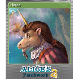 Horse (Foil Trading Card)