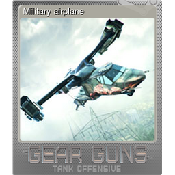 Military airplane (Foil)