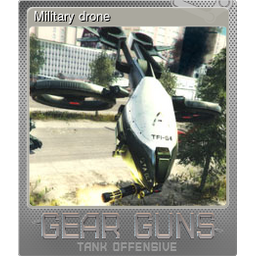 Military drone (Foil)