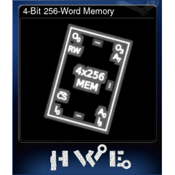 4-Bit 256-Word Memory