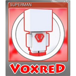 SUPERMAN (Foil Trading Card)