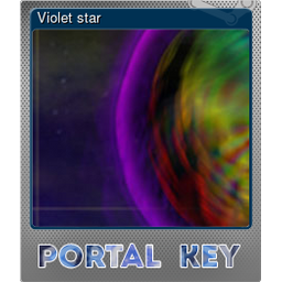Violet star (Foil)