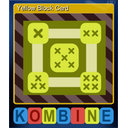 Yellow Block Card