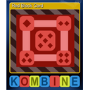 Red Block Card